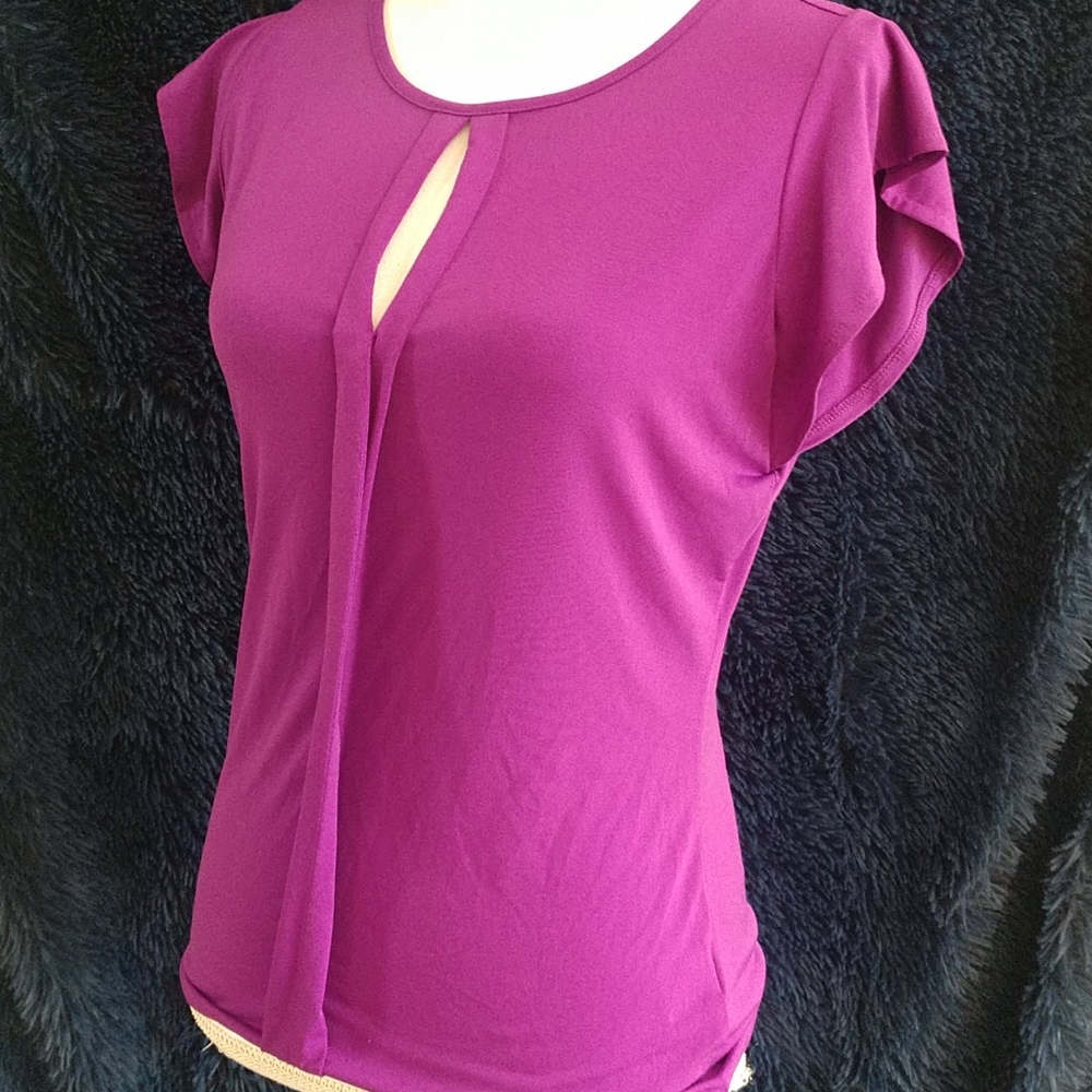 Worthington purple blouse
